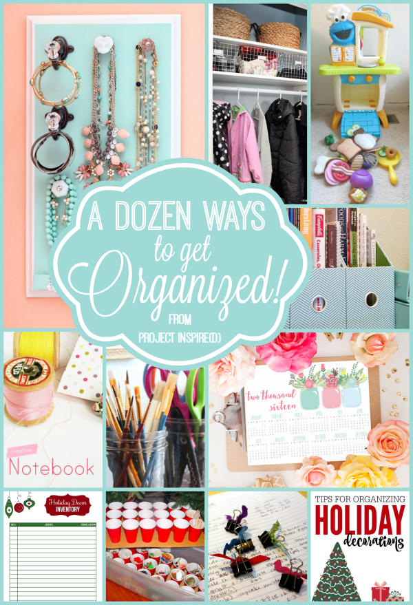 12 Quick Ways to Get Organized After the Holidays from Project Inspire{d} at AnExtraordinaryDay.net