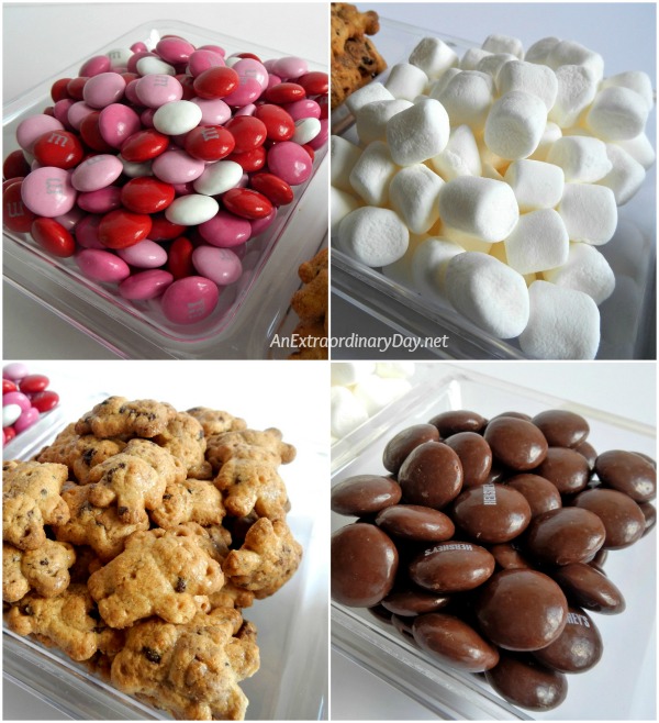 Easy S'mores Valentine Snack Mix to Gift in a Mason Jar - AnExtraordinaryDay.net