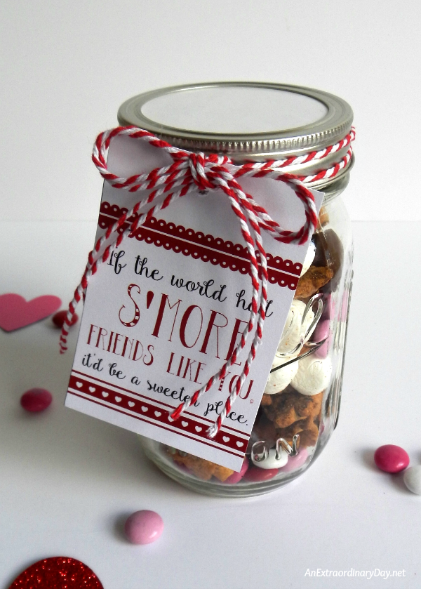 Gifts in a Jar} S'mores Cookies