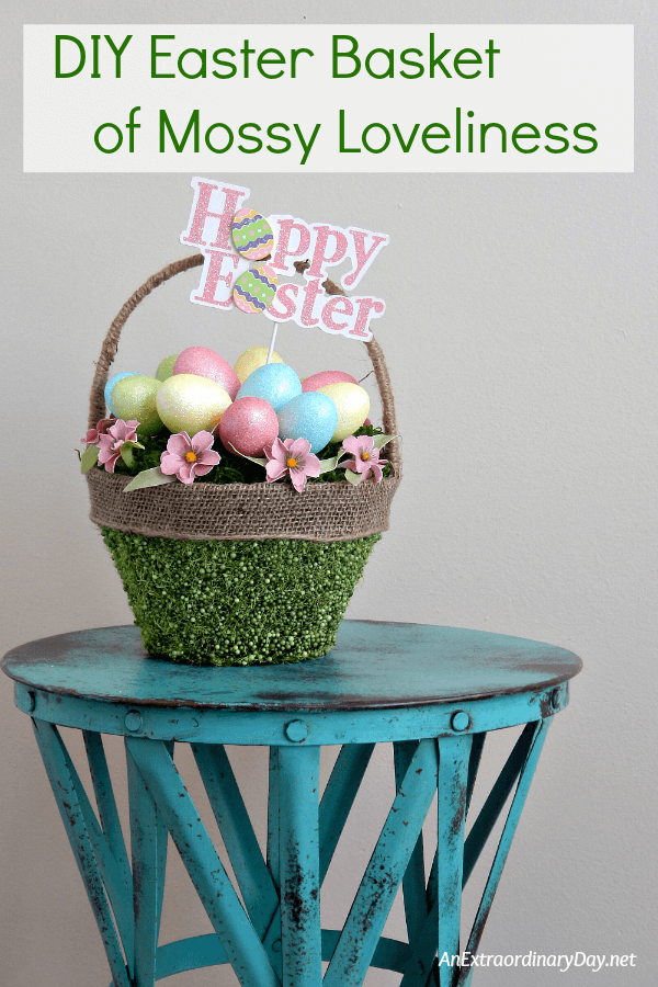 Looking for quick, easy to-do ideas for your Easter brunch? You'll love this full tutorial on how to make a lovely mossy Easter basket. It's sure to make your holiday celebration Eggstra Special. It doesn't end here... please stop for more Spring DIY ideas on HomeTalk's DIY My Spring blog hop. ##DIYMySpring