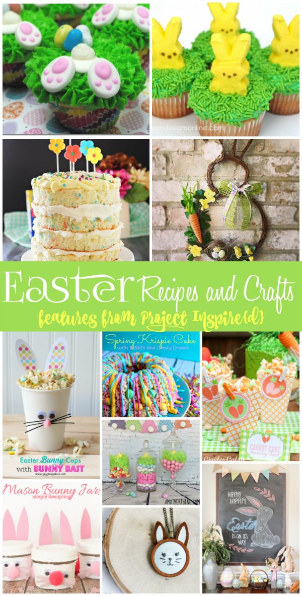 Make your holiday extra special this year with these yummy recipes and cute crafts for Easter from Project Inspire{d}! We've got a bunny-inspired theme going that you're sure to love. Pin it now for later.