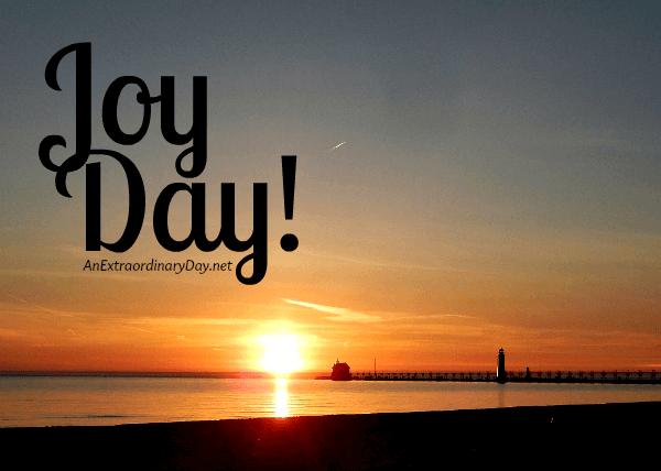 Mediating and Giving Thanks on JoyDay! - AnExtraordinaryDay.net