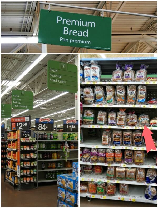 Pepperidge Farm Breads in the Premium Bread Section of the Bread Aisle at Walmart - AnExtraordinaryDay.net