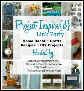 Project Inspired Link Party 182 at AnExtraordinaryDay.net