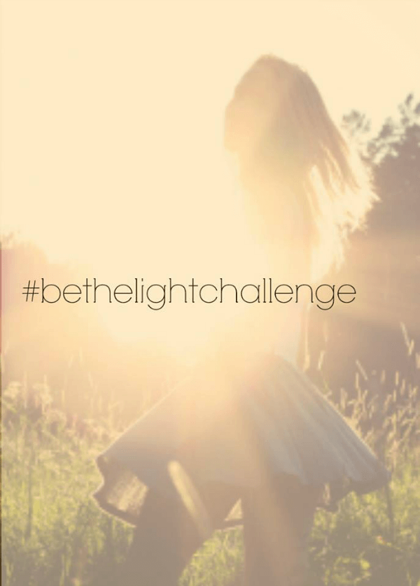 Pin it! And JOIN the #BeTheLightChallenge