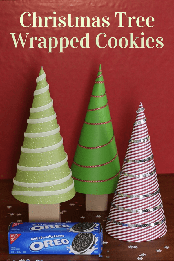Christmas Tree Wrapped Cookies from A Crafty Blog Stalker