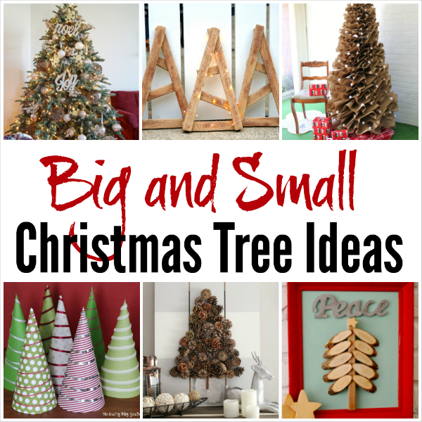 Get Inspired with 11 Big and Small Christmas Tree Ideas from Project Inspire{d} featured at AnExtraordinaryDay.net