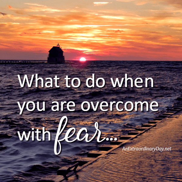What to do when you are overcome with fear