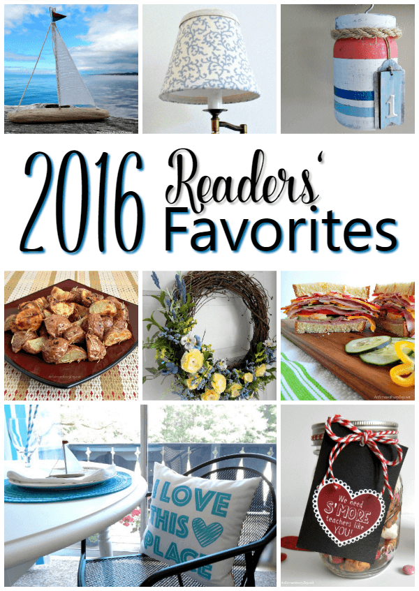 So many GREAT DIY IDEAS in this annual recap of Readers' Favorite Blog Posts for 2016. 