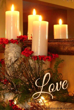Light the 4th Advent Candle The Candle of Love -- AnExtraordinaryDay.net