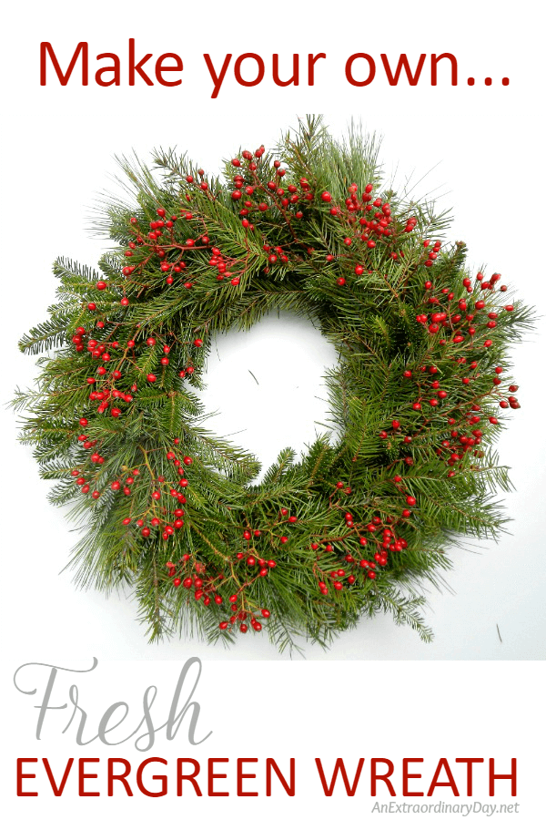 How To: Create Your Own DIY Evergreen Wreath