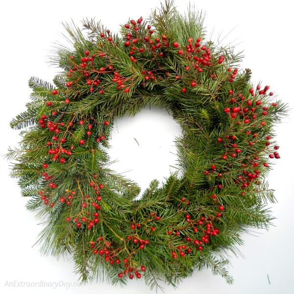 How to Make a Fresh Evergreen Wreath for Christmas Decorating - An