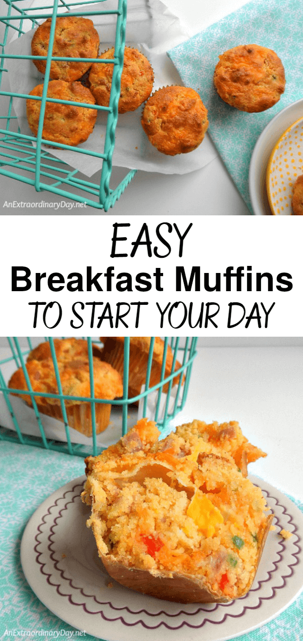 Get the recipe for easy nutritious cornbread breakfast muffins to start your day 