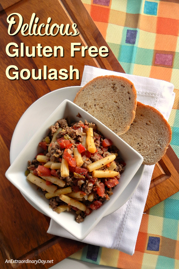 Easy, Quick, & Delicious, Gluten Free Version of a Family Favorite GOULASH Old Fashioned Comfort Food 