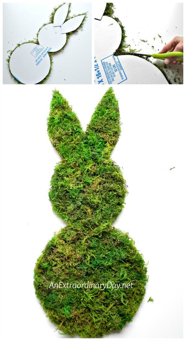 Easy to Make Mossy Wall Bunny Tutorial 