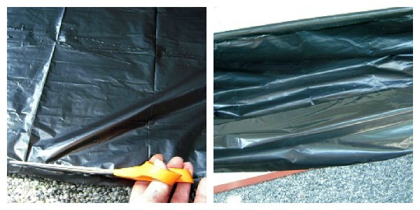 Learn what to do to plant a window box :: Plastic trash bags make great liners for window boxes