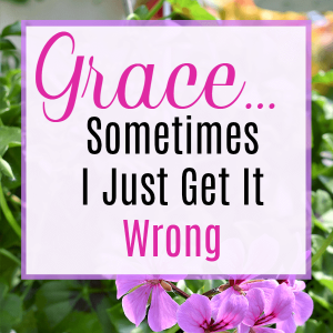 Grace... Sometimes I Just Get It Wrong - A Devotional