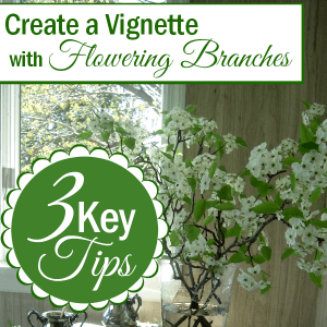 TIPS for Creating a Vignette with Flowering Branches