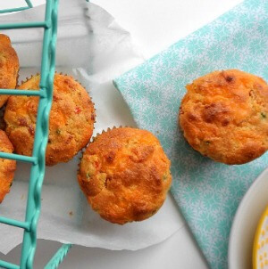 Recipe for family and guests - quick easy breakfast of cornbread muffins