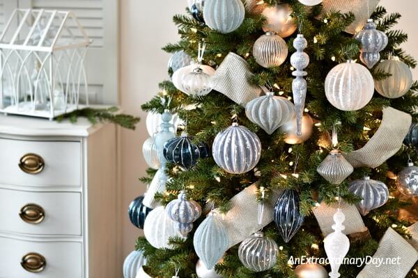 How to Decorate a Stunning Blue and Silver Christmas Tree with Balsam Hill