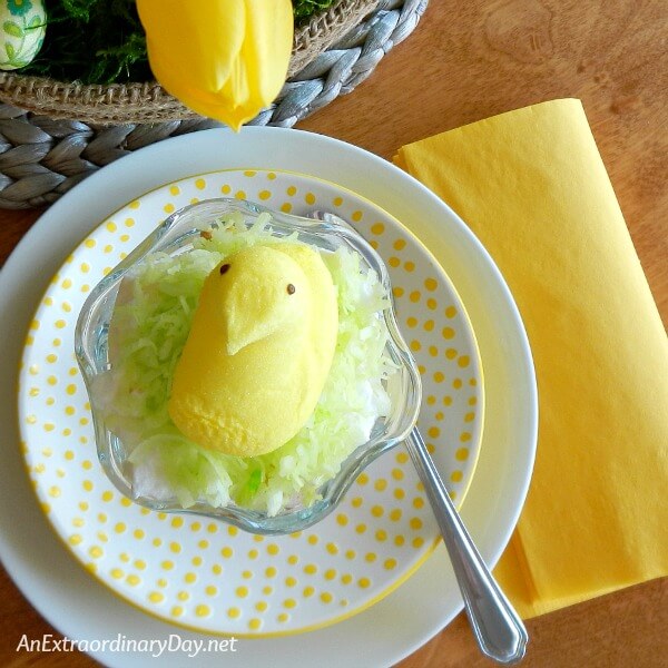A Simple and Easy Lemony Bird’s Nest Dessert and so Yummy for Easter Dinner - AnExtraordinaryDay.net