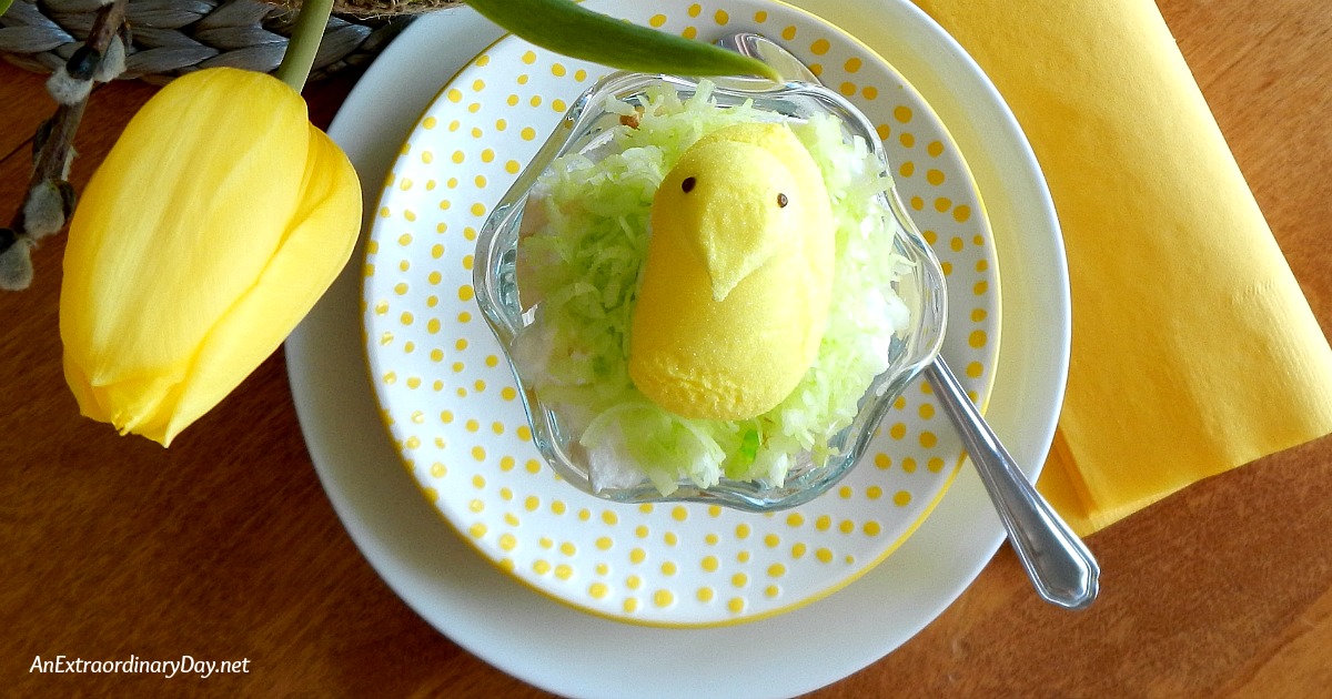 So Yummy! A Simple and Easy Lemony Bird's Nest Dessert An