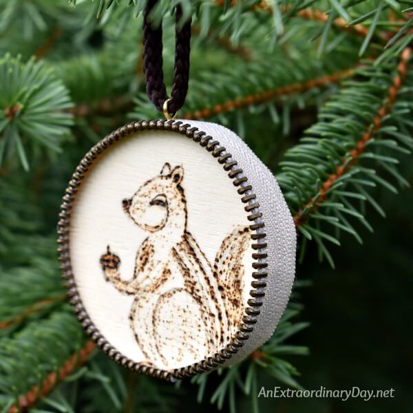 Rustic Wood-burned Ornaments - Project