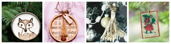Day 1-4 Handmade Christmas Ornaments Blog Hop